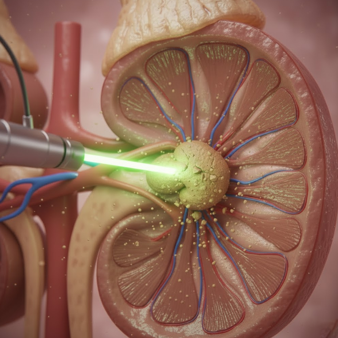 cirugia calculos riñon